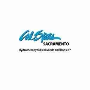 Logo of Cal Spas Sacramento with the tagline "Hydrotherapy to Heal Minds and Bodies™" in blue and black text, embodying the same strength and precision you'd expect from a crane rental service.